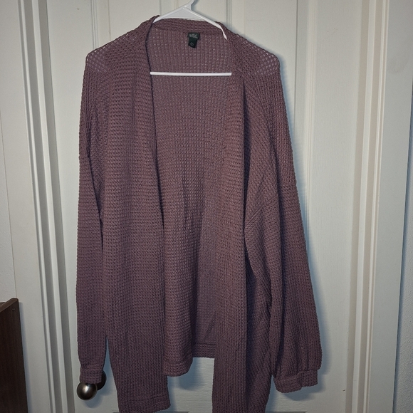 Wild Fable Mauve Open Front Cardigan Jacket XL/XXL - Picture 1 of 4